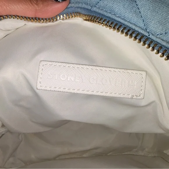 Stoney Clover Lane Denim Disney Mickey Mouse Patch Backpack - Picture 8 of 8